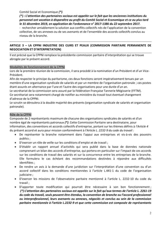 2
Comité Social et Economique (*).
(*) : L’attention des partenaires sociaux est appelée sur le fait que les anciennes ins...