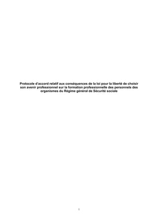 Idcc 218 protocole accord formation professionnelle | PDF | Careers