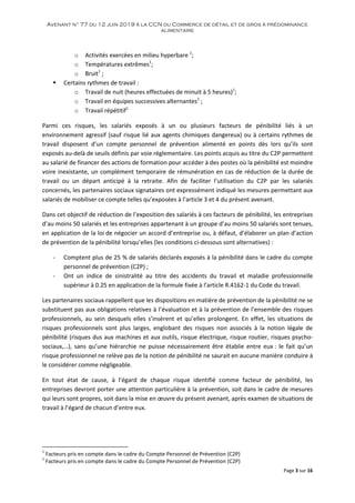 Avenant n° 77 du 12 juin 2019 à la CCN du Commerce de détail et de gros à prédominance
alimentaire
Page 3 sur 16
o Activit...