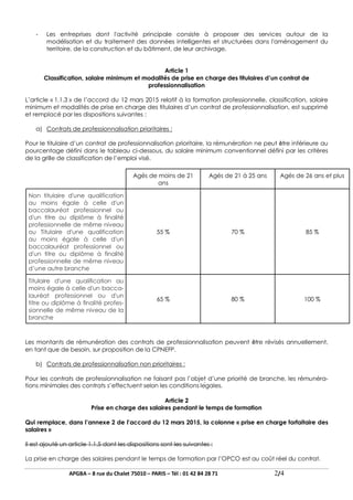 APGBA – 8 rue du Chalet 75010 – PARIS – Tél : 01 42 84 28 71 2/4
- Les entreprises dont l'activité principale consiste à p...