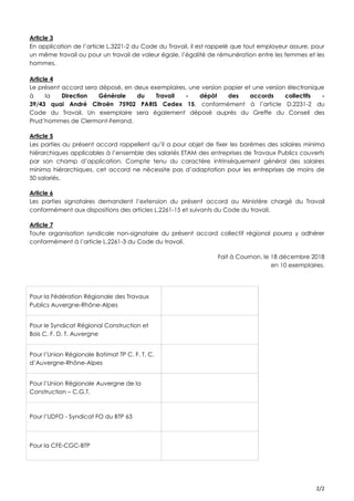 2/2
Article 3
En application de l’article L.3221-2 du Code du Travail, il est rappelé que tout employeur assure, pour
un m...