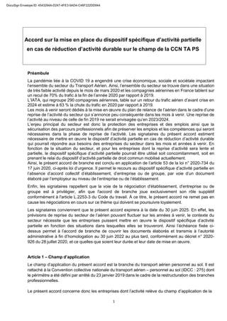 DocuSign Envelope ID: 4543294A-D247-4FE3-9AD4-C46F222DD944
1
Préambule
La pandémie liée à la COVID 19 a engendré une crise...