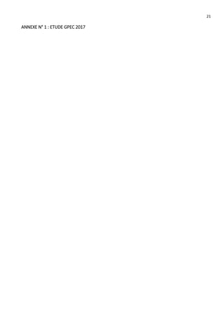 21
ANNEXE N° 1 : ETUDE GPEC 2017
 