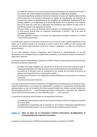 de travail des salariés et sur la concurrence entre les entreprises de la branche, et formule, le
cas échéant, des recomma...