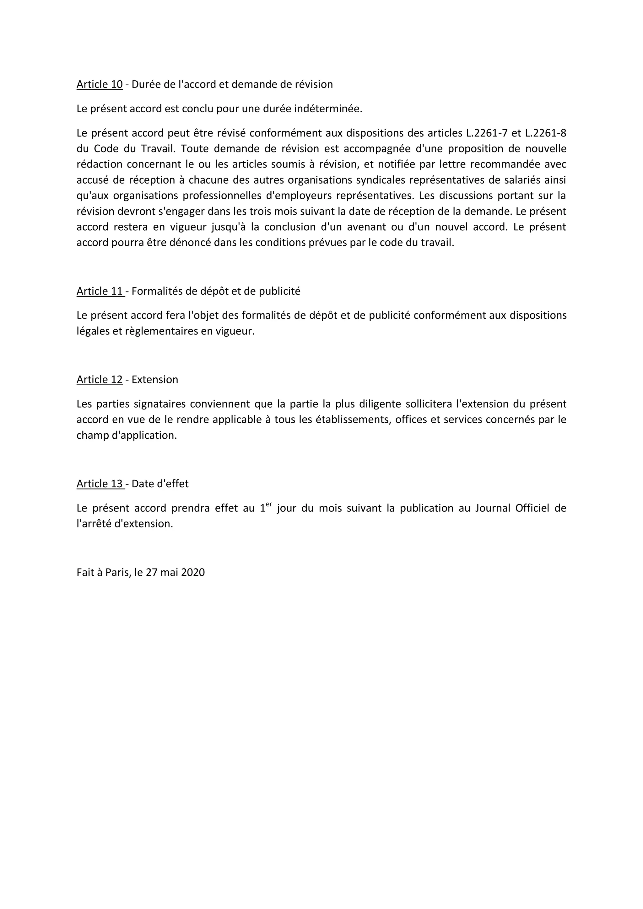 Idcc 3220 accord alternance pro a