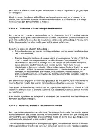 Le nombre de référents handicap peut varier suivant la taille et l’organisation géographique
de l’entreprise.
Une fois par...