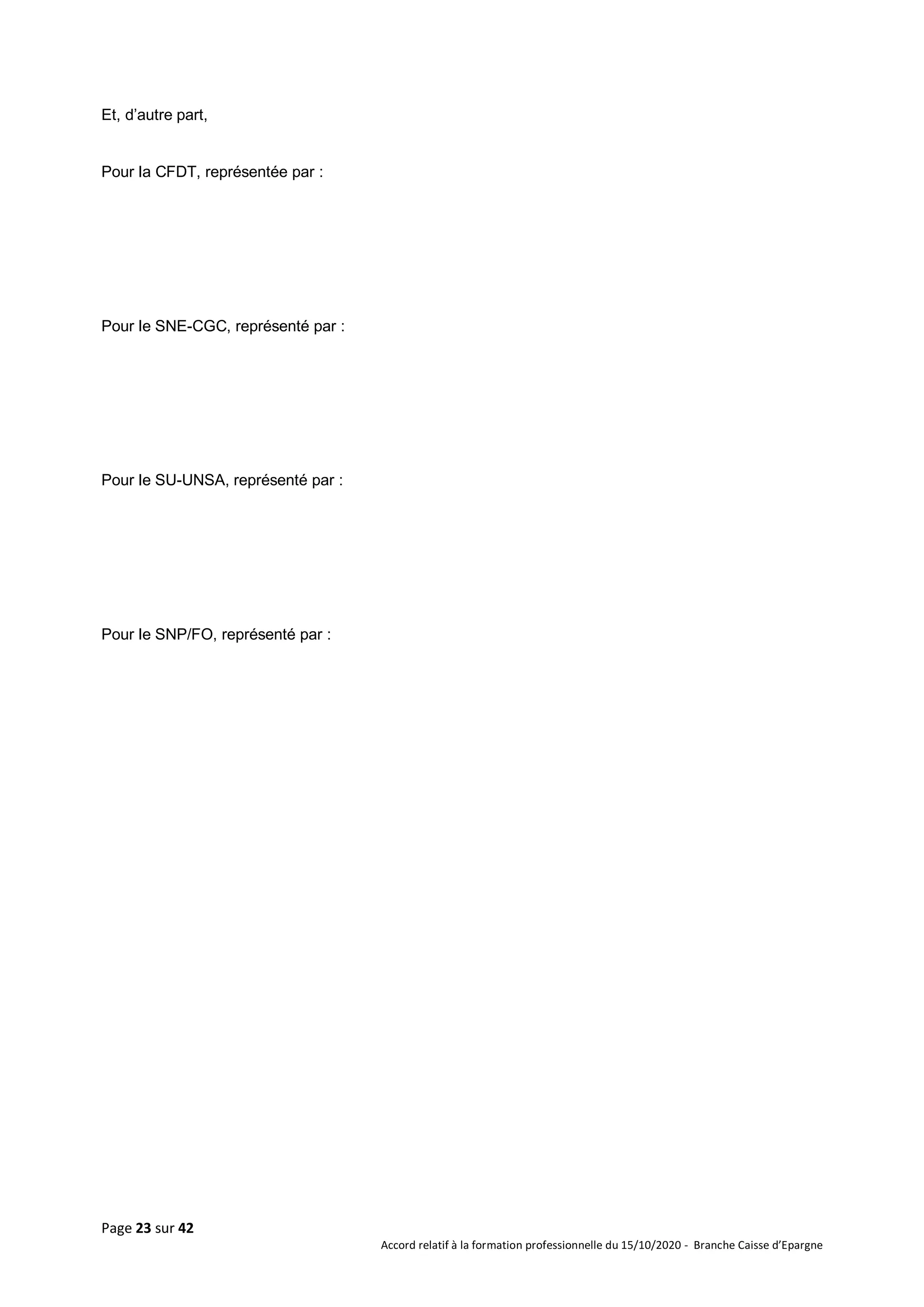 Idcc 5005 accord formation professionnelle