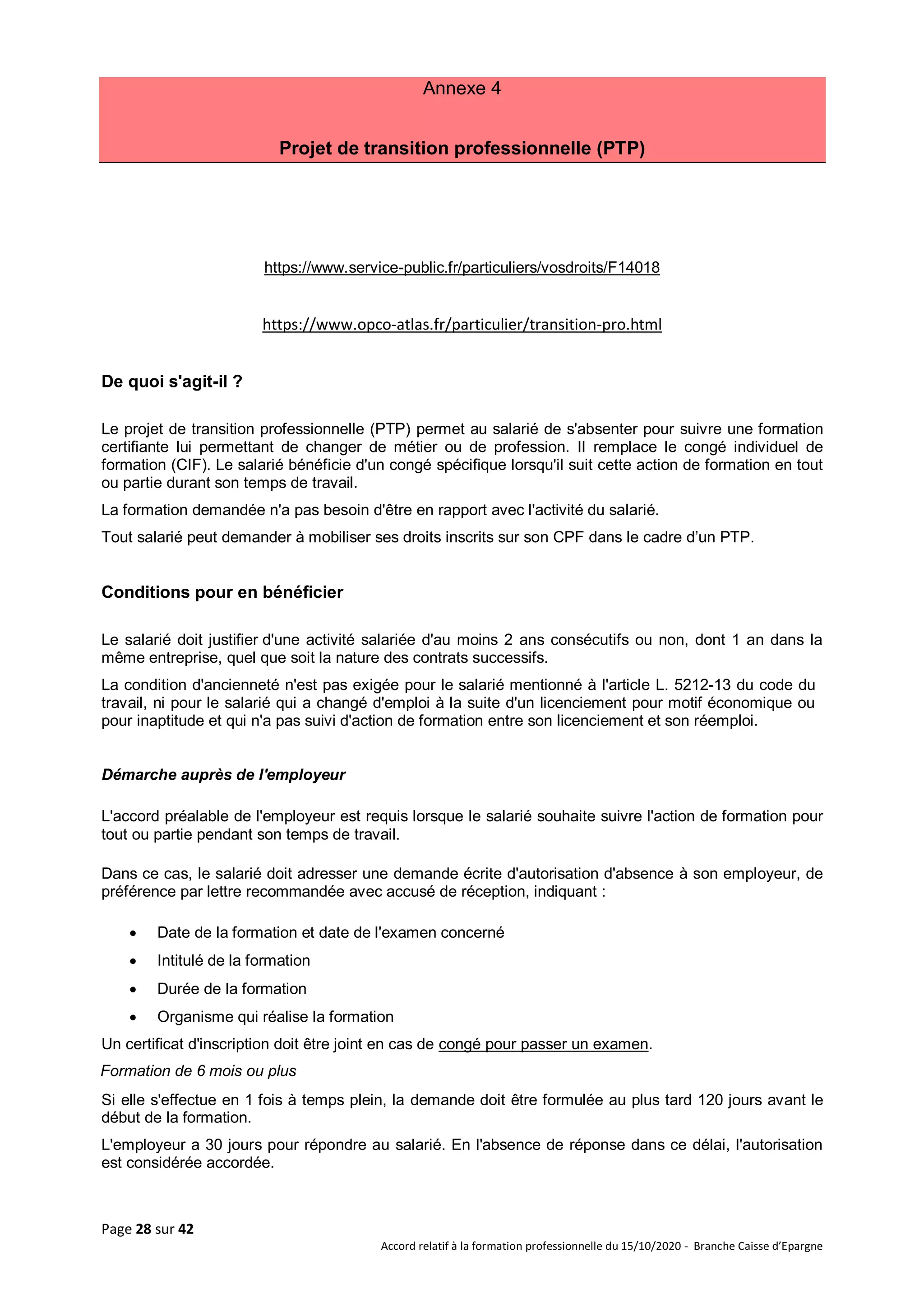 Idcc 5005 accord formation professionnelle