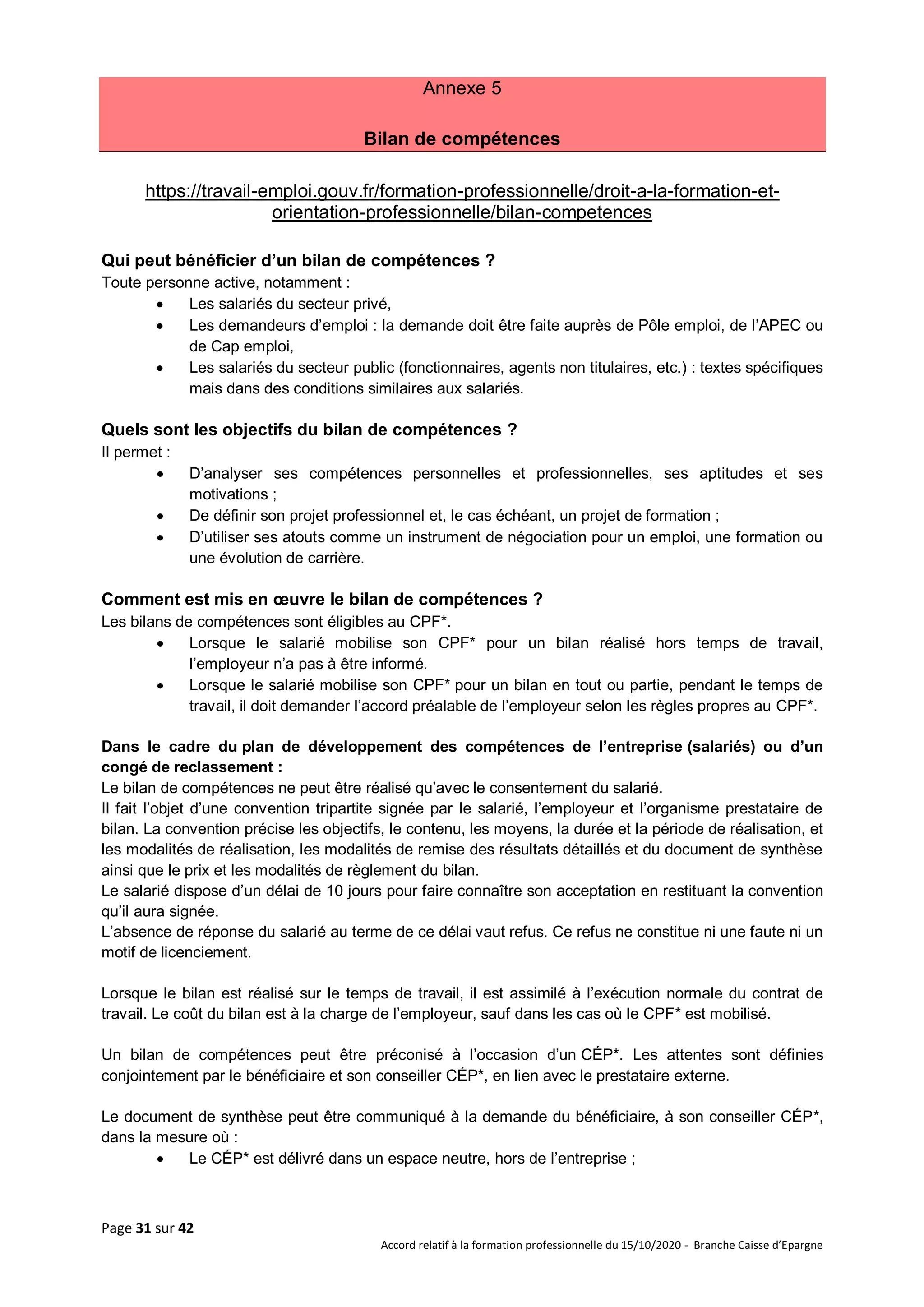 Idcc 5005 accord formation professionnelle