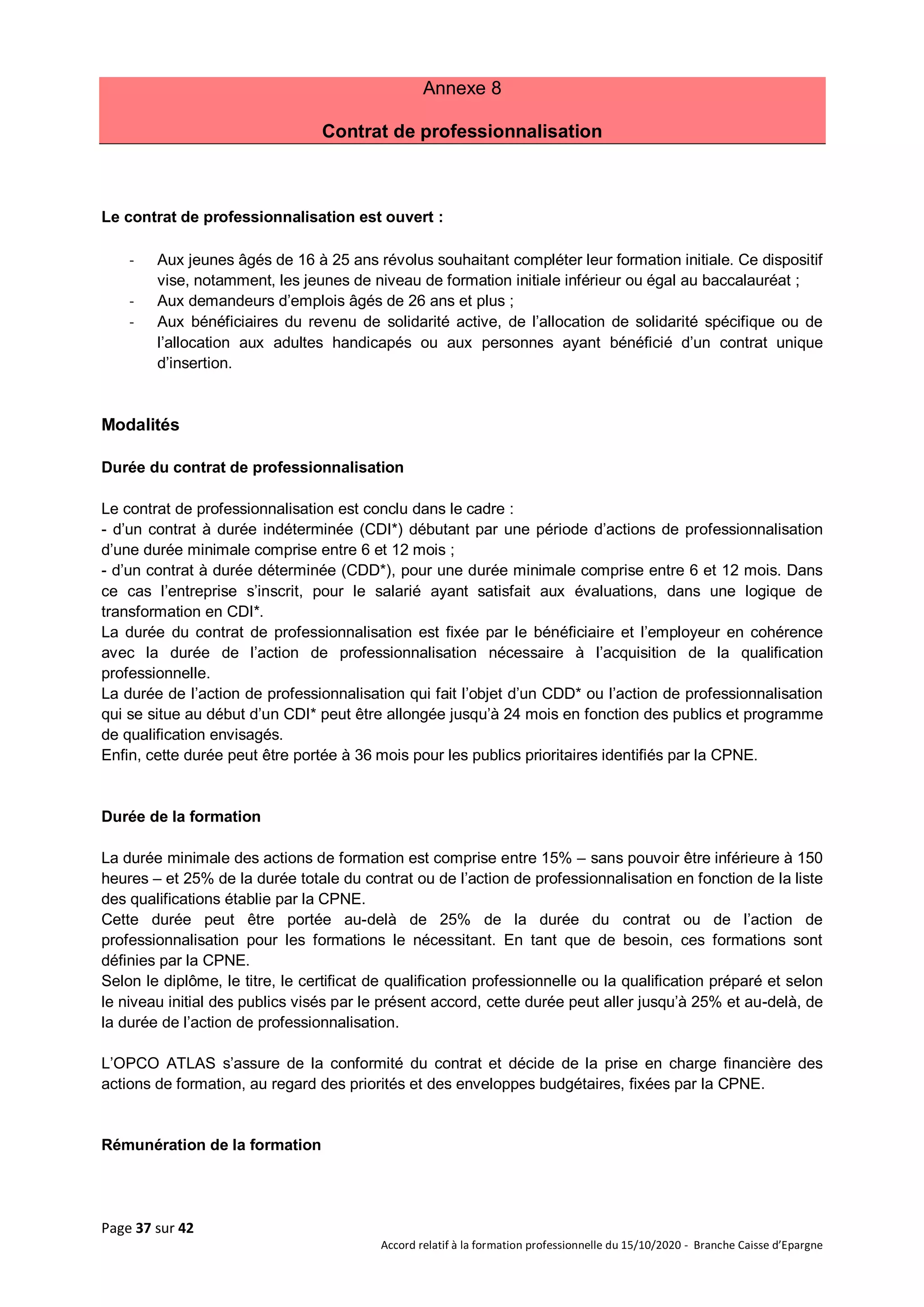 Idcc 5005 accord formation professionnelle