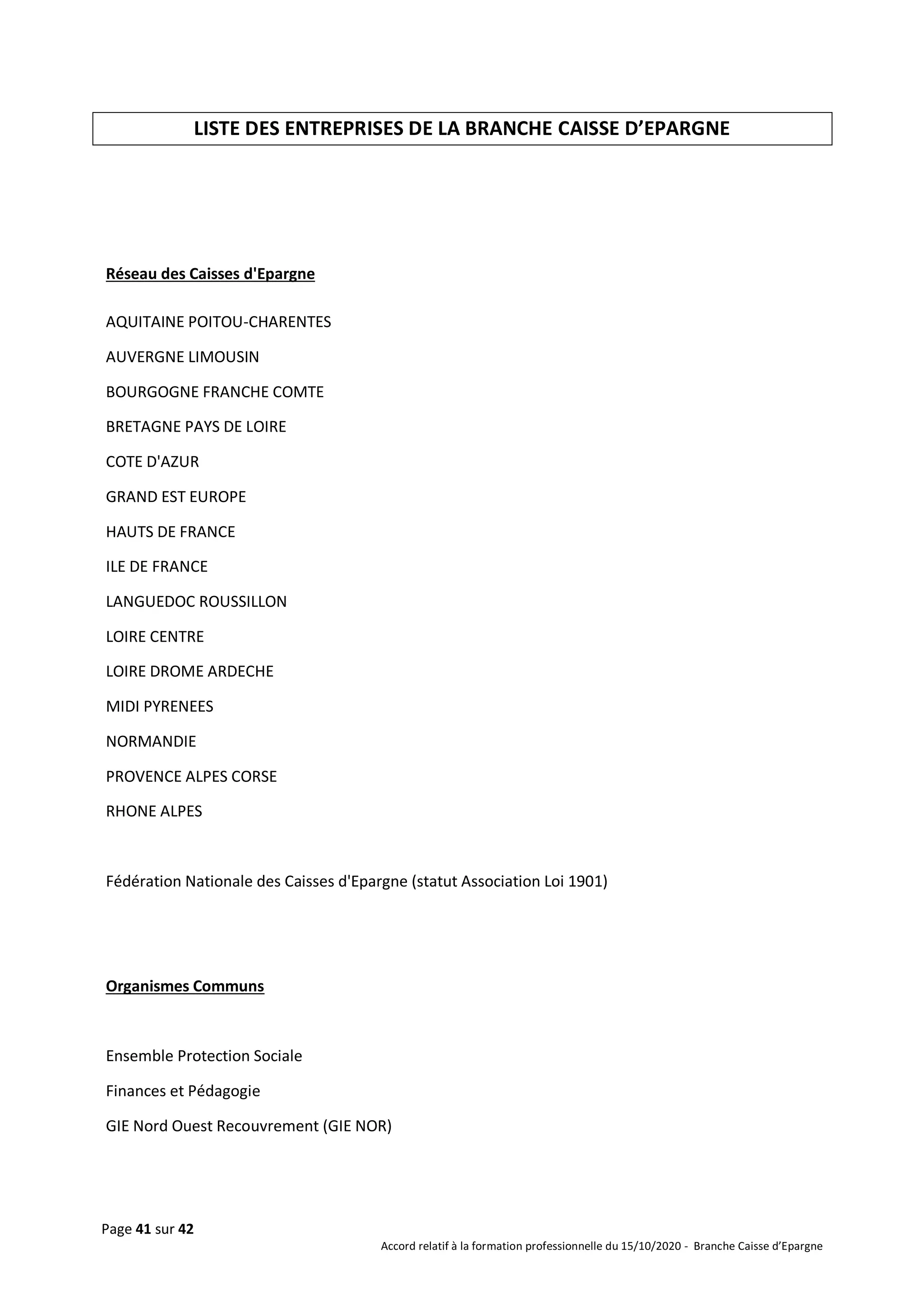 Idcc 5005 accord formation professionnelle