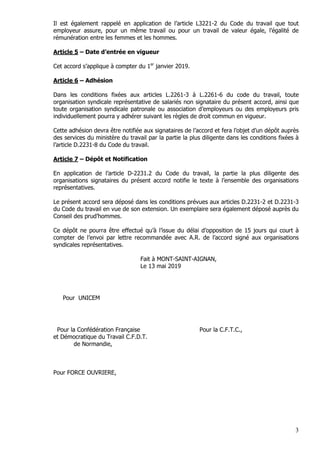 3
Il est également rappelé en application de l’article L3221-2 du Code du travail que tout
employeur assure, pour un même ...