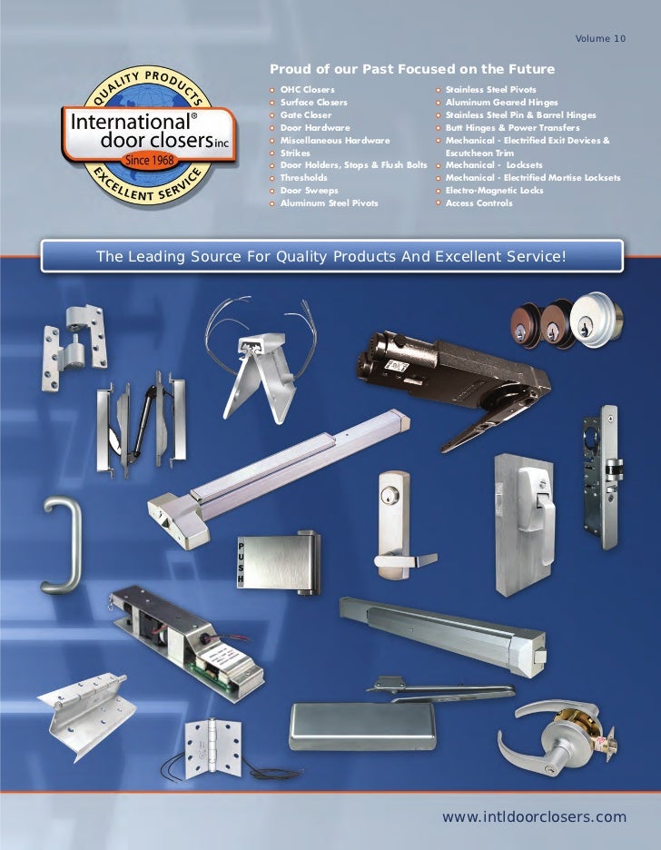 Idc Commercial Hardware Brochure 09 12