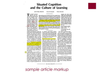 sample article markup
 