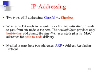 IDC lectureA - Network Layer & IP Addressing with Cisco Notes.ppt