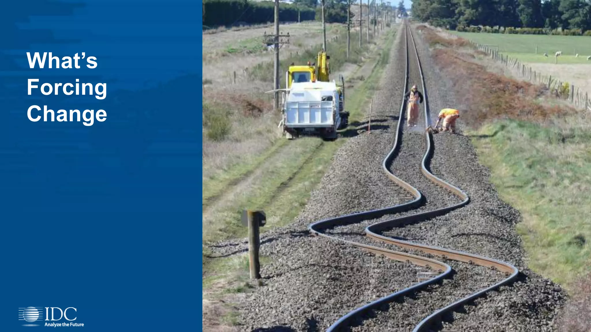 What’s
Forcing
Change
7
 