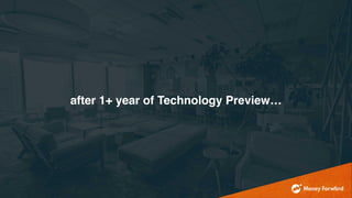 after 1+ year of Technology Preview…
 