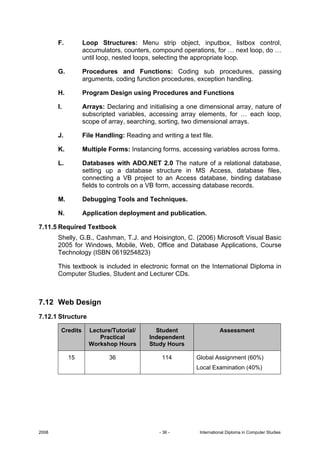 I D C S Programme Handbook 2008 Final | PDF
