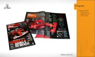 Infografia

                Especiais Abril SA
                  Direção de Arte do
                  Infográfico para edição
                  4Rodas Especial
                  Fórmula 1 de 2003




1º página
 