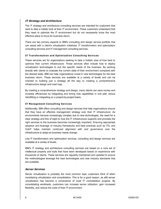 Idc White Paper For Ibm On Virtualization Srvcs