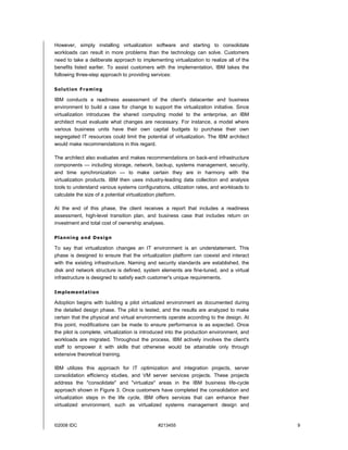 Idc White Paper For Ibm On Virtualization Srvcs