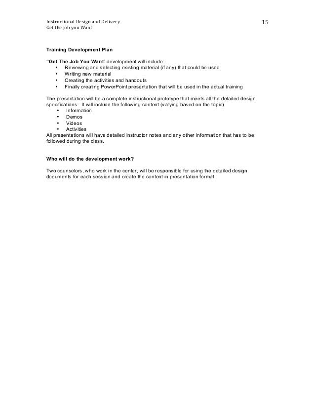 get the job you want