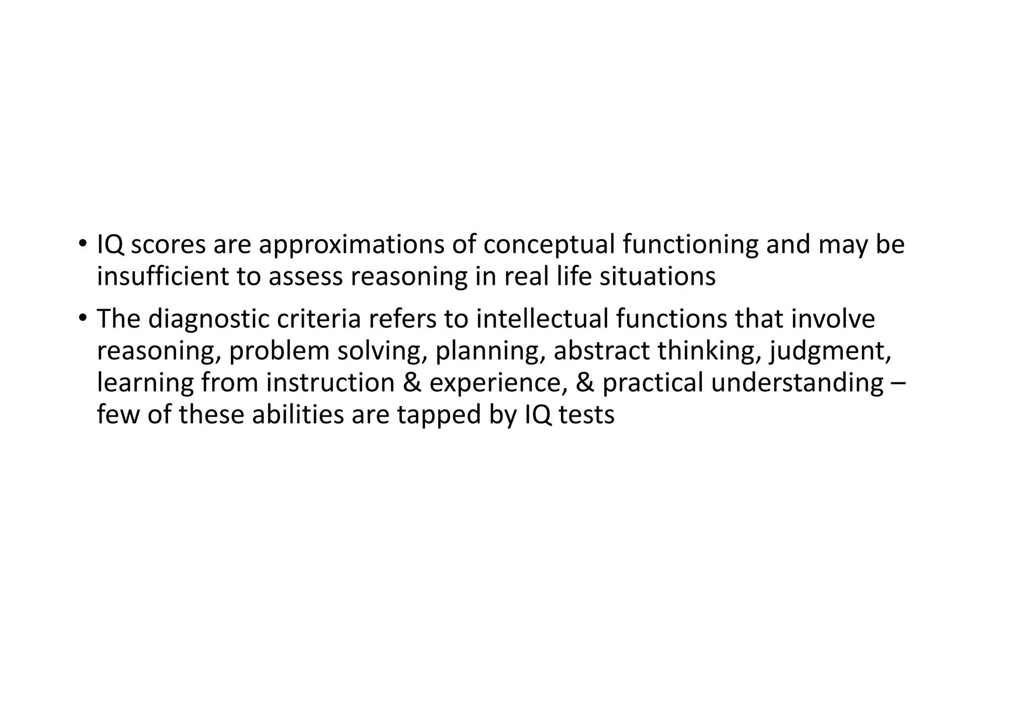 Intellectual developmental disorder - IDD | PDF