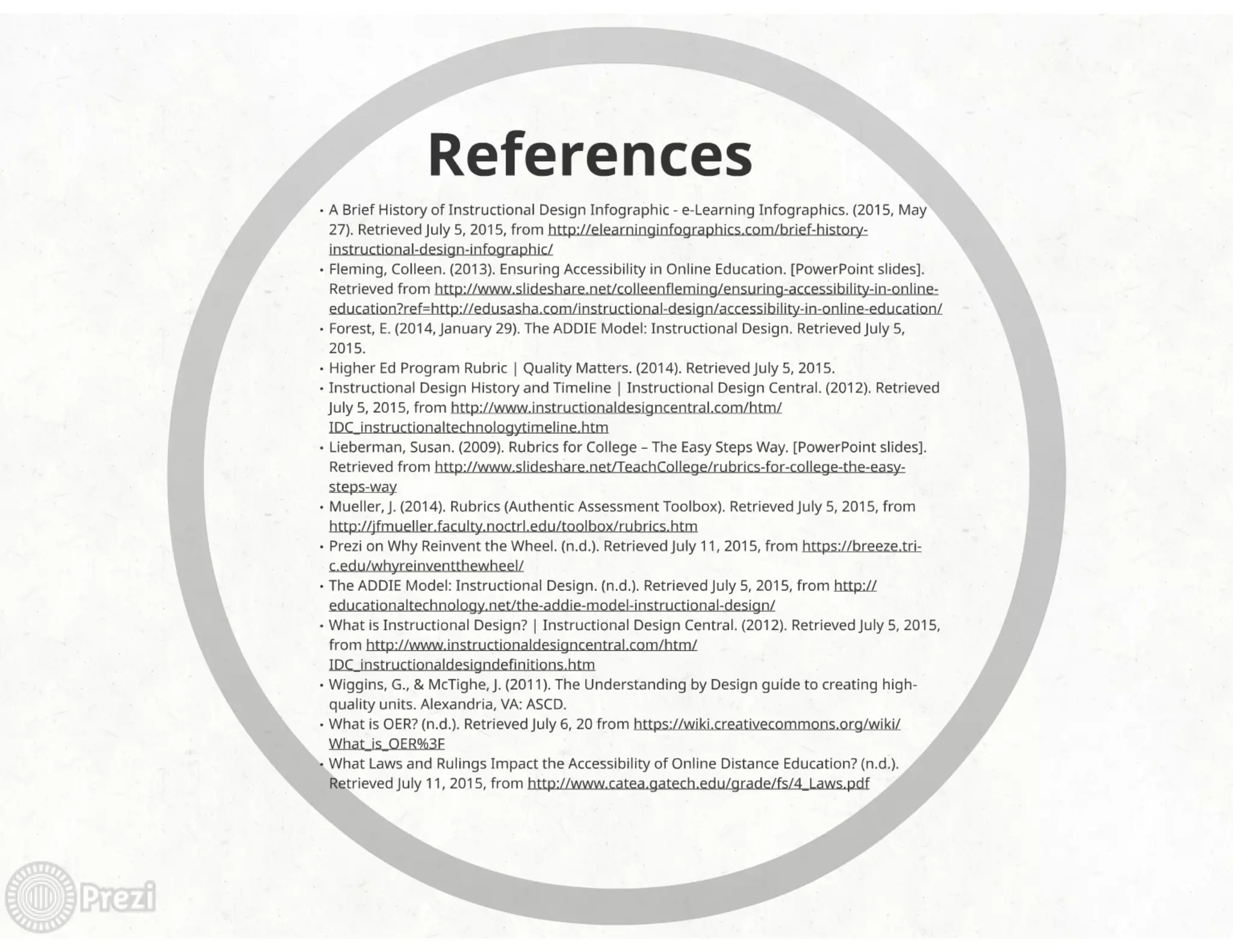 Instructional Design and Development