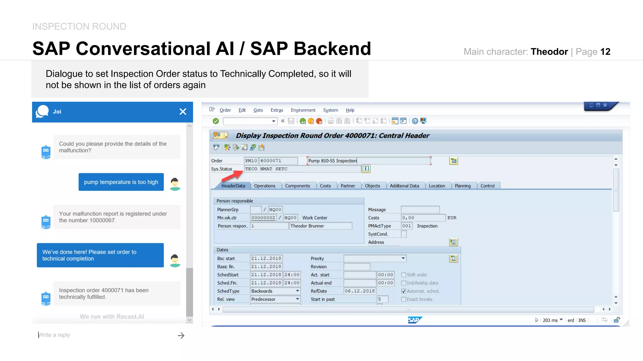 Plant Maintenance Inspection Round Powered by Chat Bot | PDF