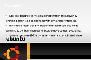 Very First Ide Program Ide | PPT