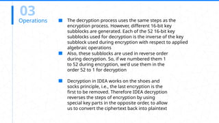 The International Data Encryption Algorithm (IDEA) | PPTX