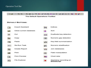 Operation Tool Bar
 
