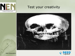 Test your creativity




Idea Generation
 