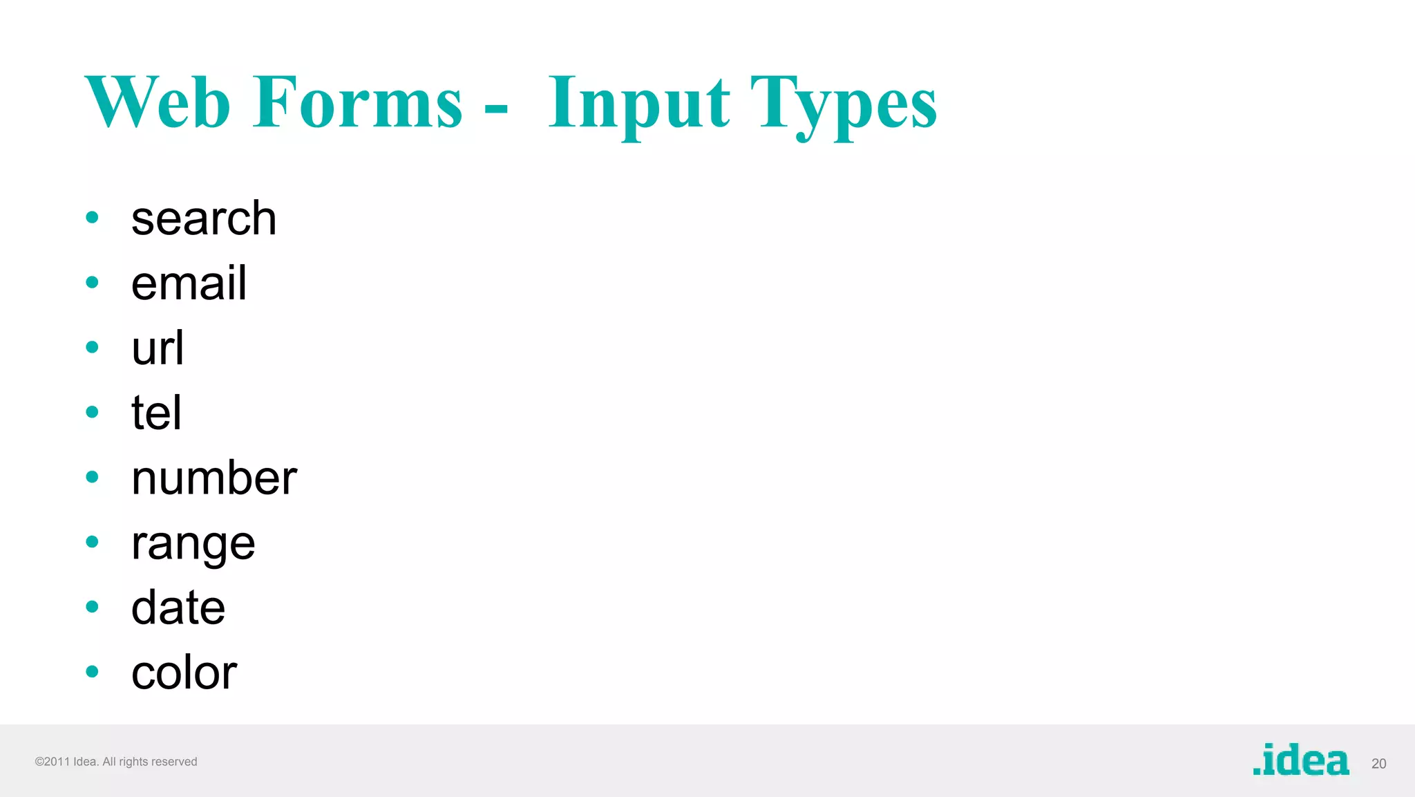 2009 –W3C announces the XHTML2 working group will stop work