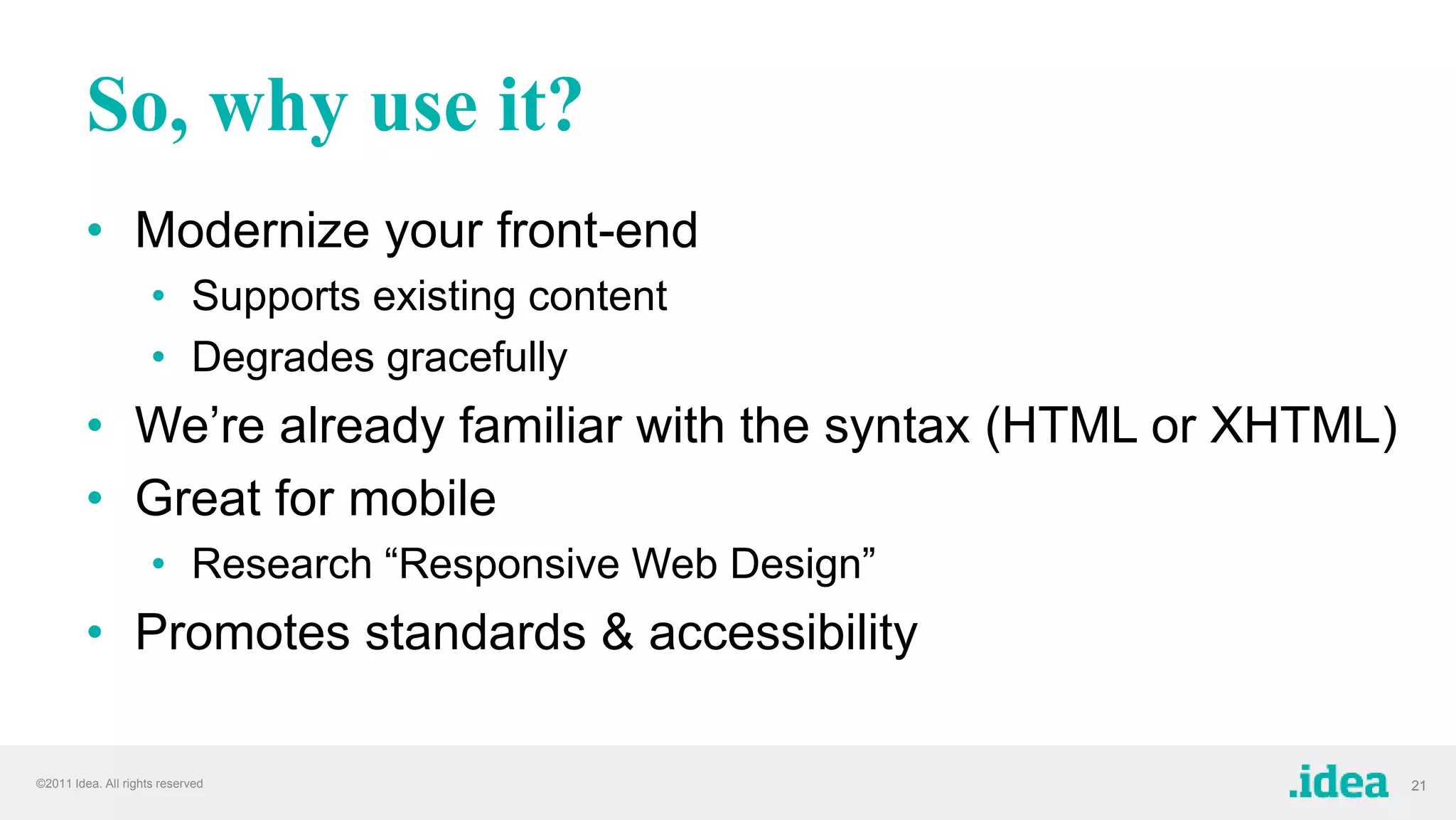 2012 –HTML5 Candidate Recommendation
