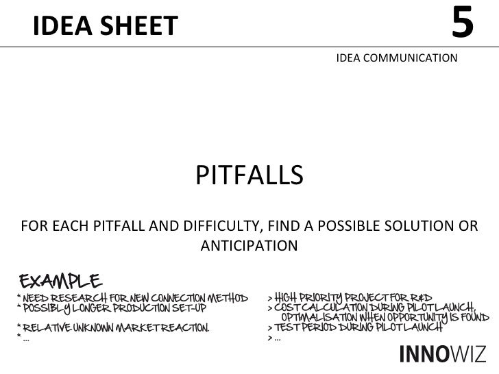 idea sheet