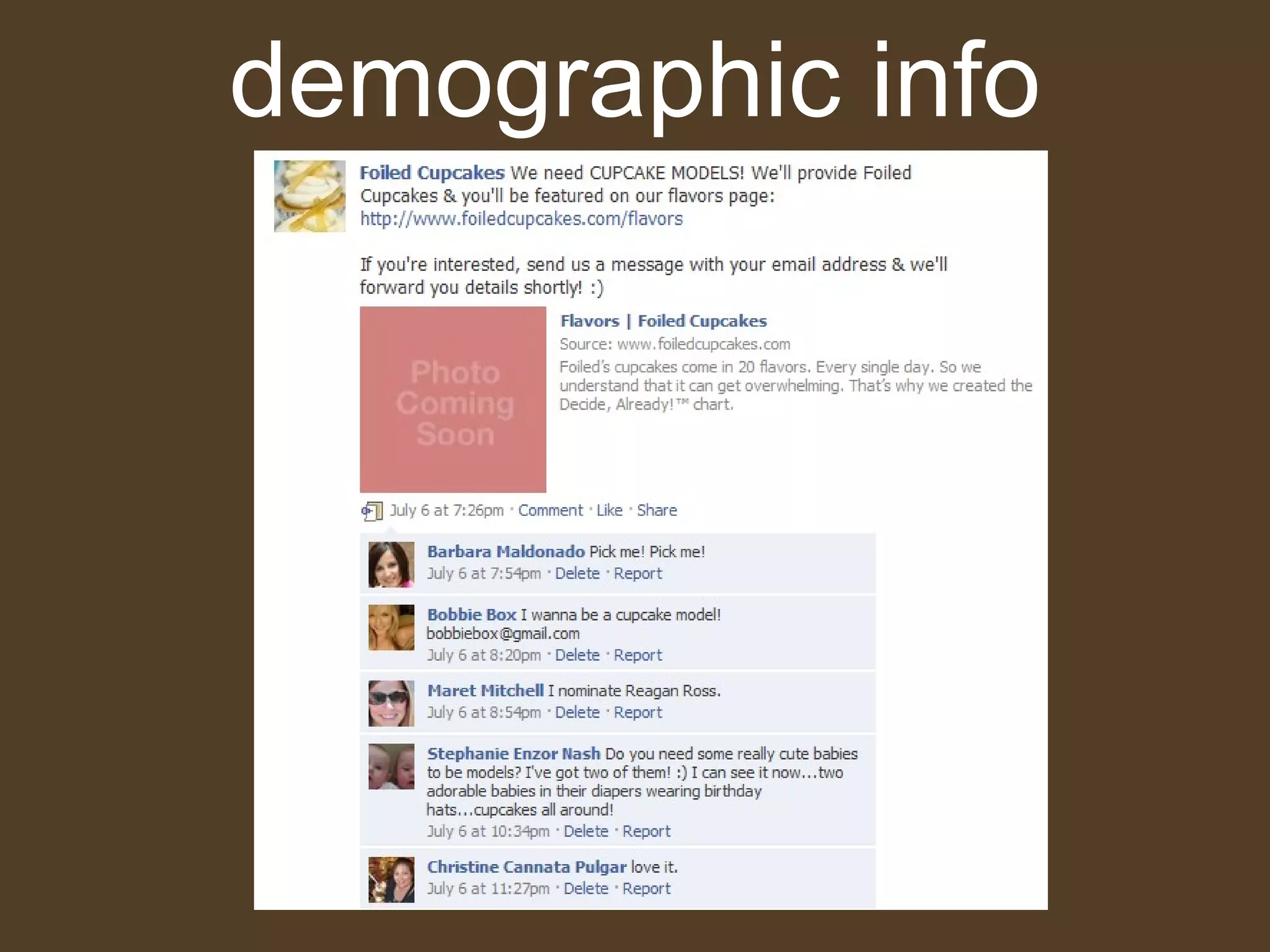 demographic info 