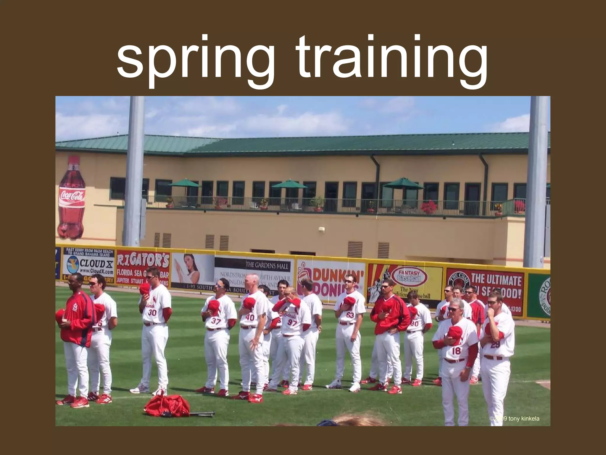 spring training  2009 tony kinkela 