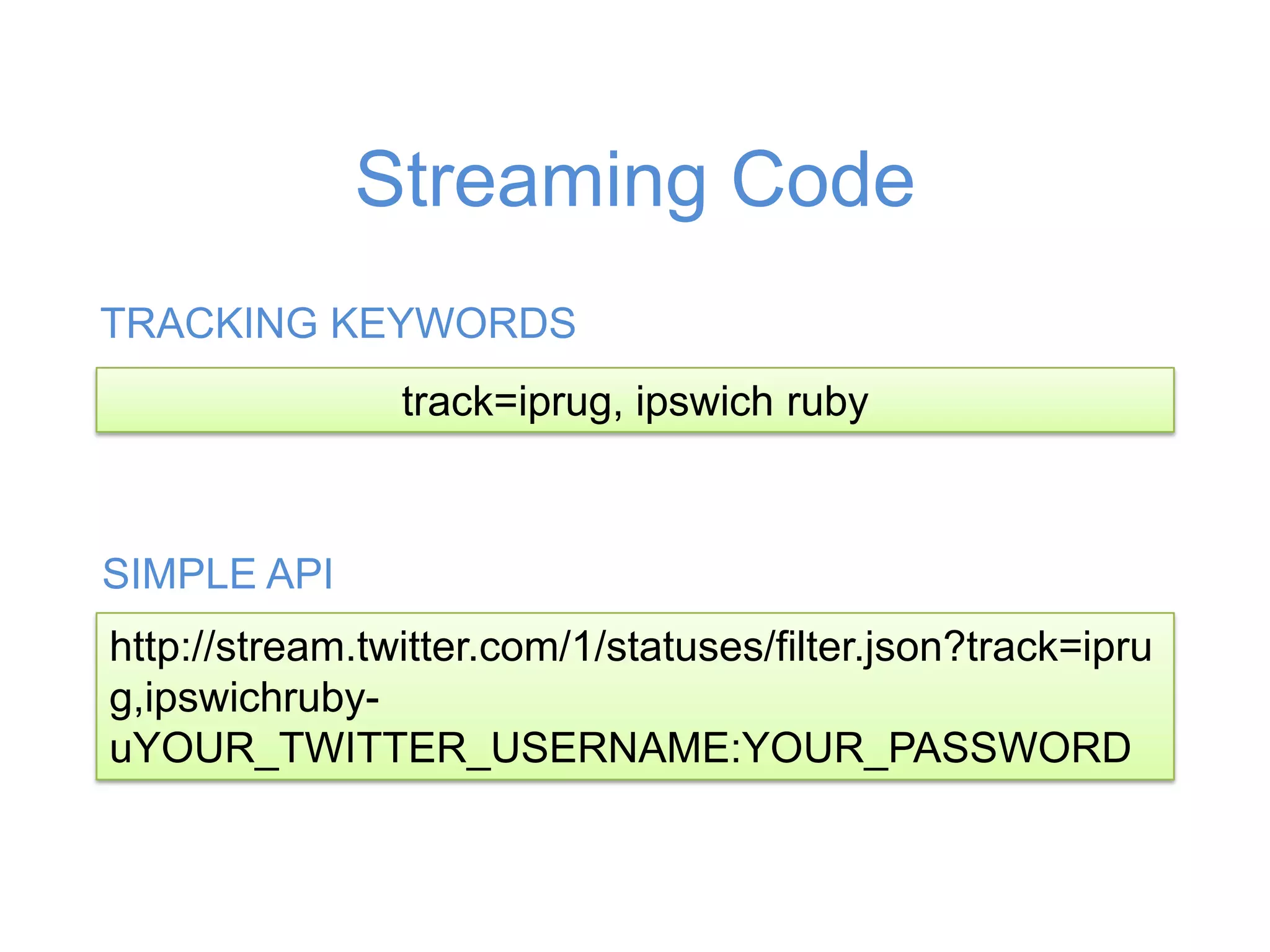 Fast flow of relevant tweets