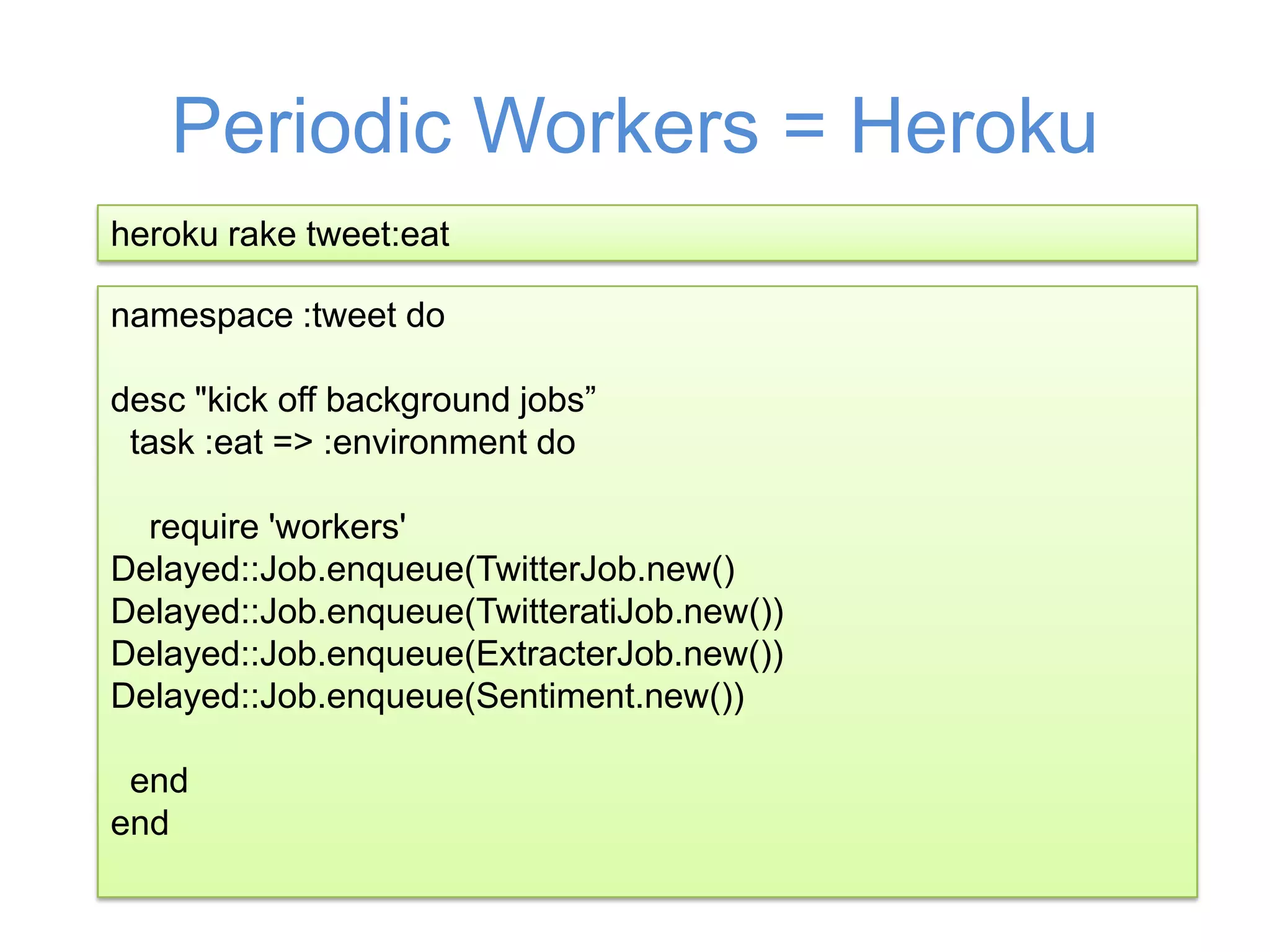 Cheat: Tweetfeel APIhttp://svc.webservius.com/v1/tweetFeel/tfapi?type=all&wsvKey=mykey&keyword=iprug
