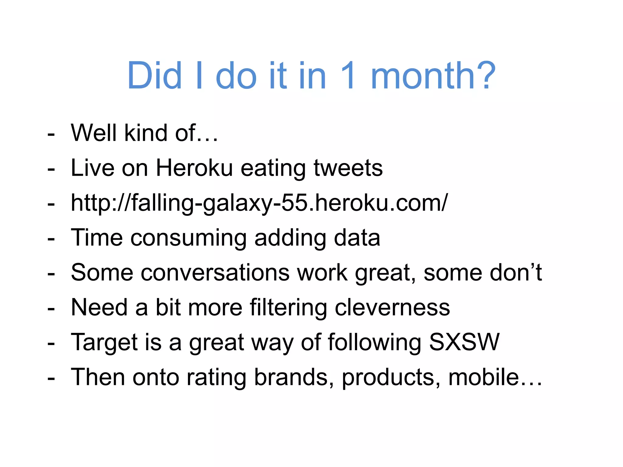 Resolve linksf.match(/@[a-zA-Z0-9_]+/)starts_with?('http:')http://api.longurl.org/v2/expand?url=http%3A%2F%2Fis.gd%2Fw&title=1