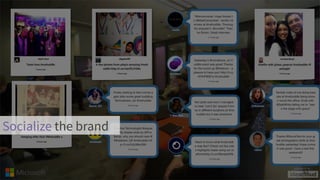11 
Socialize the brand 
 