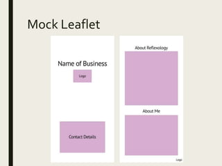 Mock Leaflet
 