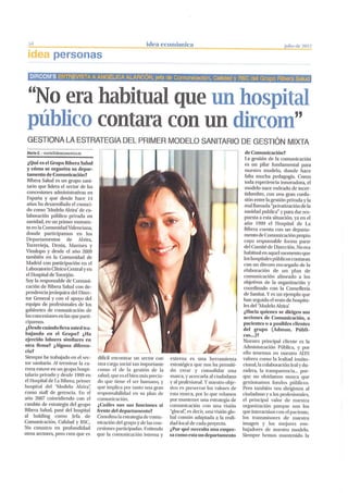 Entrevista Angélica Alarcón. Idea económica. Julio 2012