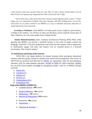 THE MASSIVE OPEN ONLINE COURSE (MOOC) IS A NEW WAY OF DISTNCE LEARNING ...