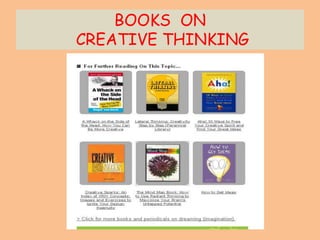 BOOKS ON
CREATIVE THINKING
 