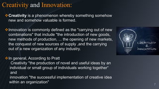 Idea generation, Creativity and Innovation | PPTX
