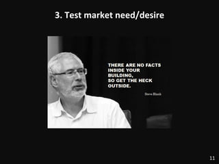 3.	
  Test	
  market	
  need/desire	
  
11	
  
 