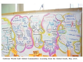 Cultivate World Café- Global Communities: Learning from the Global South, May 2010. 