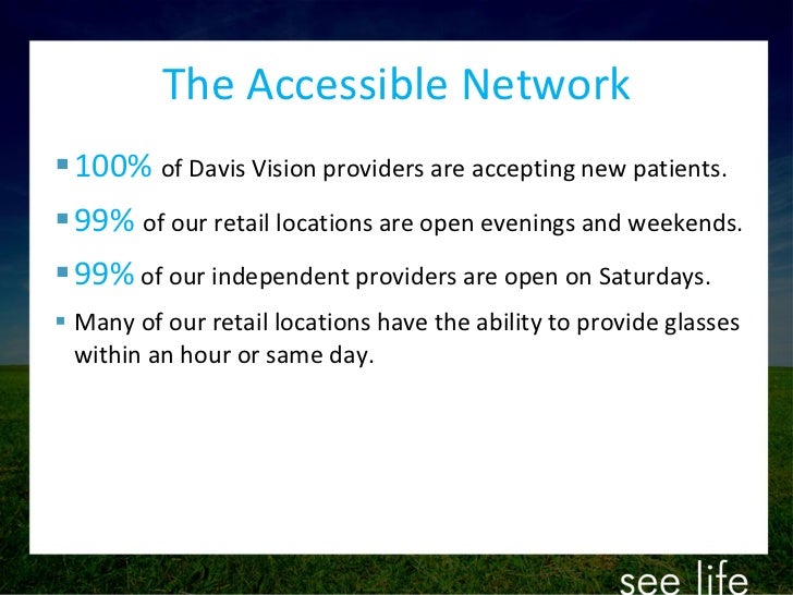 Davis Vision's IdealChoice 2011